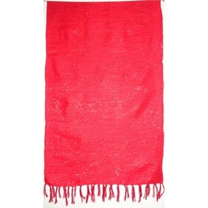 Deep Red/Metallic Red Table Runner